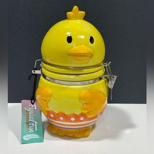 Baby Chick Boston Warehouse Hinged Locking Lid Canister/Jar (T40)
